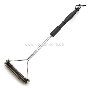 21-Inch 3-Sided Grill Brush